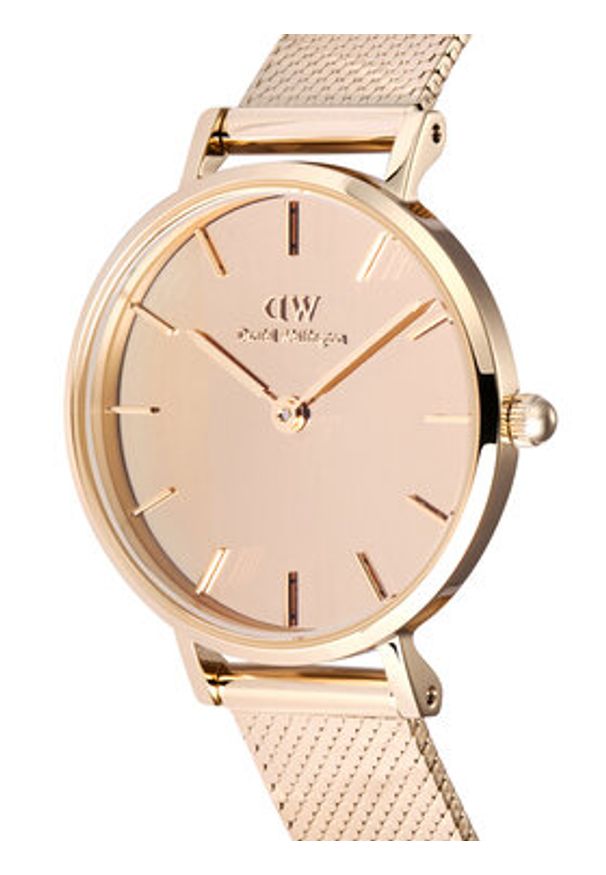 Daniel Wellington Zegarek Petite Reflection 28 DW00100795 Różowe złoto. Kolor: wielokolorowy, różowy, złoty