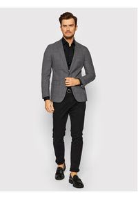 Calvin Klein Koszula Poplin K10K108229 Czarny Slim Fit. Kolor: czarny. Materiał: bawełna #5