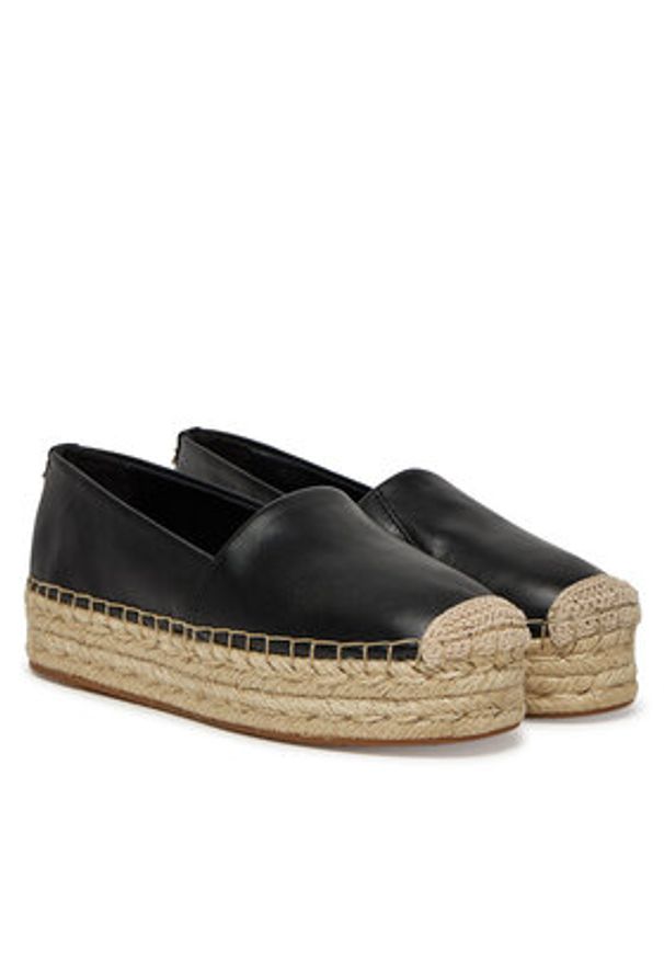 MICHAEL Michael Kors Espadryle Lynn 40S5LYFP1L Czarny. Kolor: czarny. Materiał: skóra