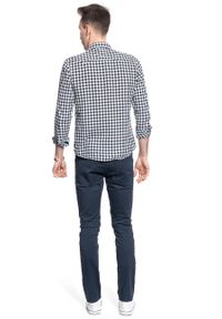 Lee - LEE LUKE MĘSKIE SPODNIE JEANSOWE DARK MARINE L719LE37 112119146. Styl: marine #9