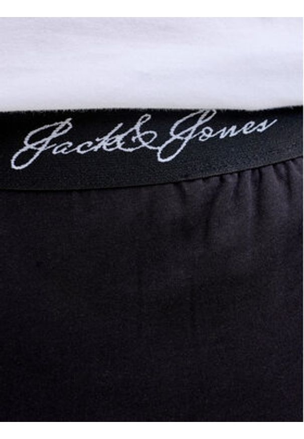 Jack & Jones Spodnie piżamowe Clyde 12291501 Czarny Regular Fit. Kolor: czarny. Materiał: bawełna