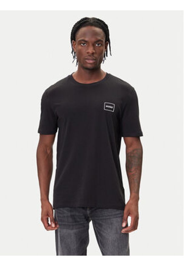 Hugo - HUGO Komplet t-shirtów Dugopak 50548566 Czarny Regular Fit. Kolor: czarny. Materiał: bawełna