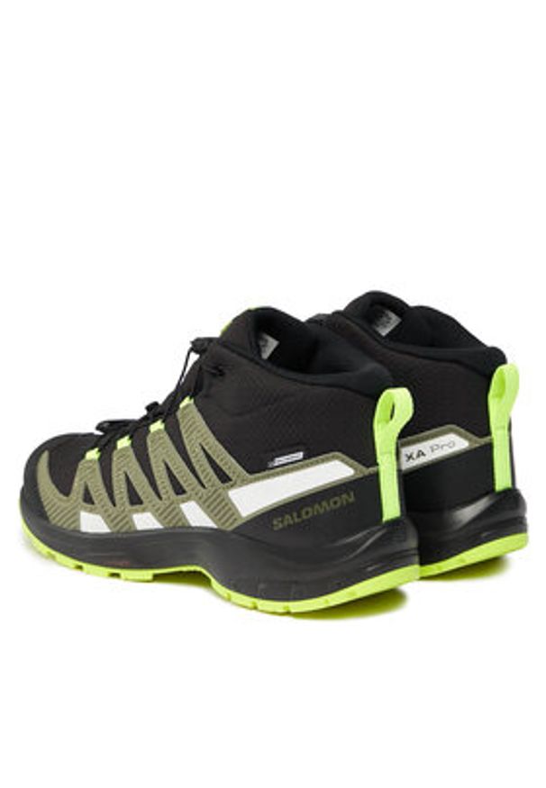 Salomon Trekkingi Xa Pro V8 Mid Climasalomon™ Waterproof L47289400 Czarny. Kolor: czarny. Sport: turystyka piesza