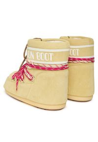 Moon Boot Śniegowce Mb Icon Low Suede Laces 80D1409670 Żółty. Kolor: żółty. Materiał: zamsz, skóra #6