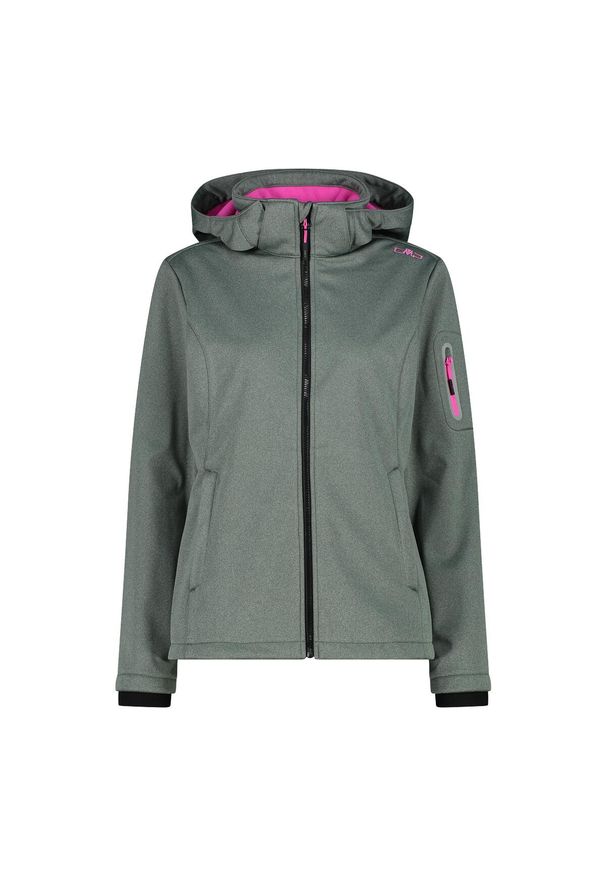 Kurtka damska turystyczna CMP 39A5006M. Kolor: zielony. Sport: turystyka piesza