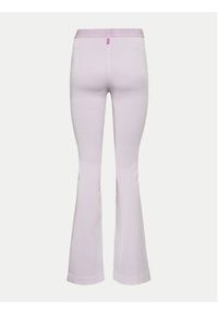 Deha Spodnie materiałowe D02557 Fioletowy Slim Fit. Kolor: fioletowy. Materiał: lyocell