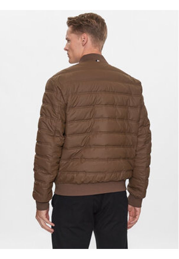 BOSS - Boss Kurtka puchowa Caradoc 50493693 Brązowy Regular Fit. Kolor: brązowy. Materiał: syntetyk