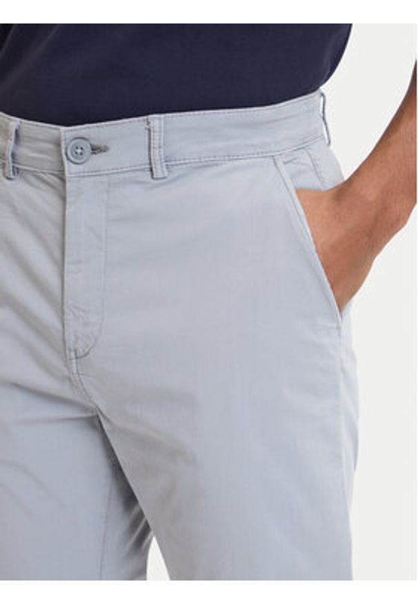 Napapijri Chinosy M-Puyo NP0A4H98 Szary Slim Fit. Kolor: szary. Materiał: bawełna