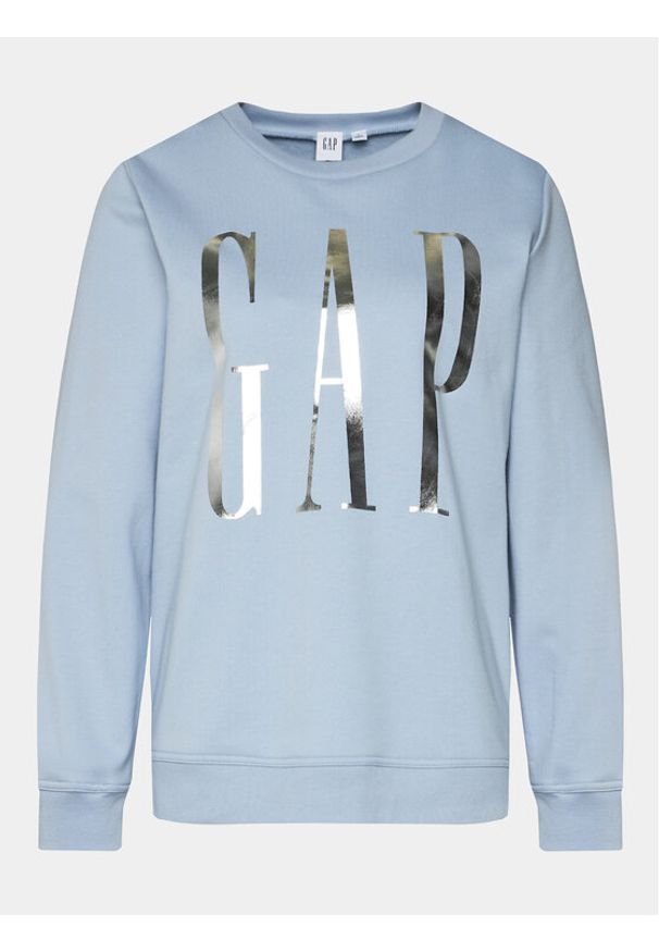 GAP - Gap Bluza 873575-11 Niebieski Regular Fit. Kolor: niebieski. Materiał: bawełna, syntetyk