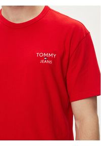 Tommy Jeans T-Shirt DM0DM18872 Czerwony Regular Fit. Kolor: czerwony. Materiał: bawełna