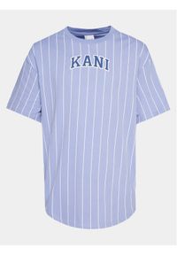 Karl Kani T-Shirt KM241-025-1 Fioletowy Regular Fit. Kolor: fioletowy. Materiał: bawełna