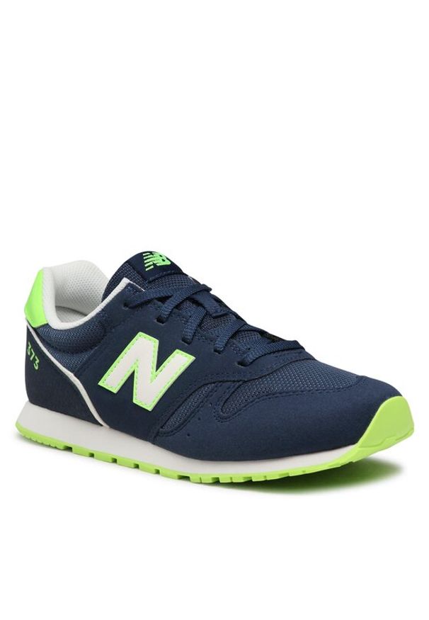 New Balance Sneakersy YC373XS2 Granatowy. Kolor: niebieski. Materiał: skóra. Model: New Balance 373