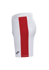 Spodenki do piłki nożnej męskie Joma Maxi. Kolor: czerwony, biały, wielokolorowy. Materiał: poliester. Sport: piłka nożna #2