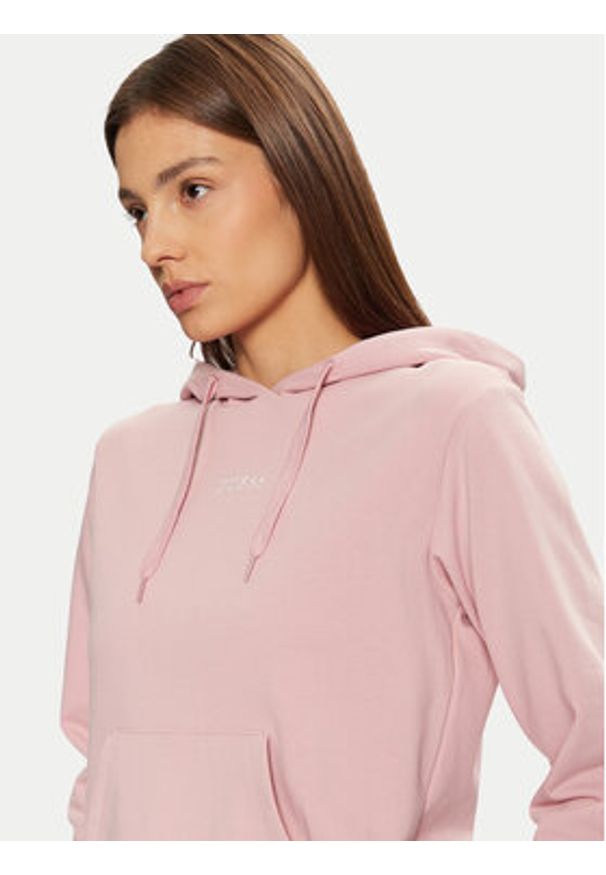 Guess Bluza O5RQ02 KCO31 Różowy Regular Fit. Kolor: różowy. Materiał: bawełna