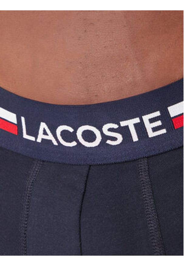 Lacoste Komplet 3 par bokserek 5H2382 Granatowy. Kolor: niebieski. Materiał: bawełna
