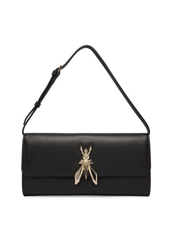 Patrizia Pepe Torebka 8B0304/L061 Czarny. Kolor: czarny. Materiał: skórzane