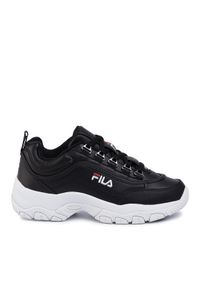 Fila Sneakersy Strada Low Wmn 1010560.25Y Czarny. Kolor: czarny. Materiał: skóra