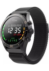FOREVER - Smartwatch Forever Icon AW-100 Czarny (ICON AW-100 Czarny). Rodzaj zegarka: smartwatch. Kolor: czarny #1