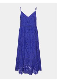 YAS Sukienka letnia Luma 26032686 Niebieski Regular Fit. Kolor: niebieski. Materiał: bawełna. Sezon: lato #6