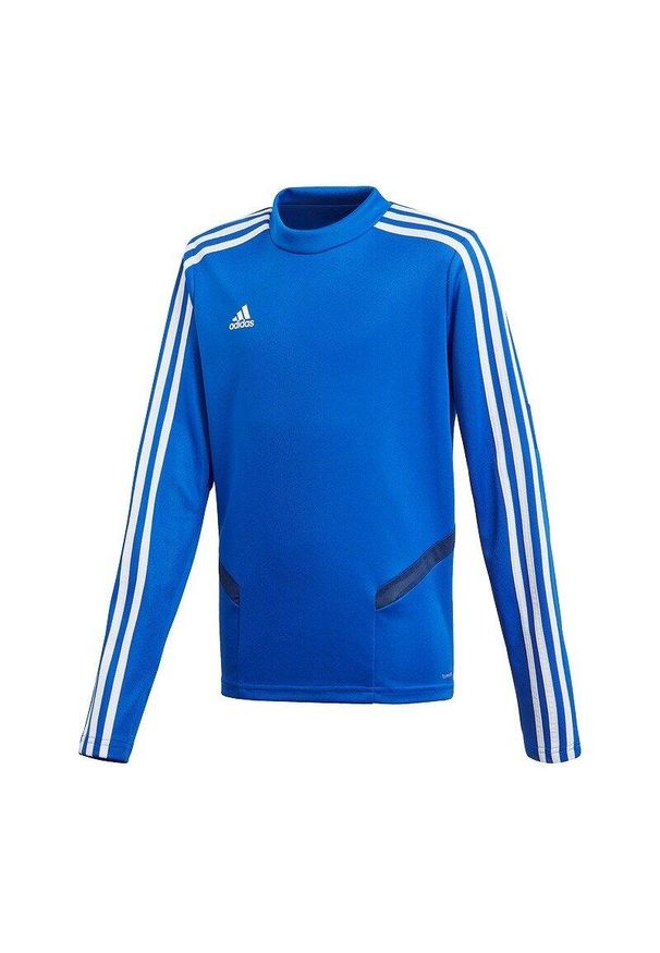 Bluza piłkarska dla dzieci Adidas Tiro19 Training Top. Kolor: niebieski. Sport: piłka nożna