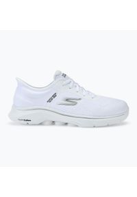skechers - Buty damskie SKECHERS Go Walk 7 Valin. Kolor: biały. Model: Skechers Sport. Sport: turystyka piesza