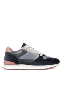 HOFF Sneakersy Sapphire 22402019 Niebieski. Kolor: niebieski. Materiał: skóra, zamsz