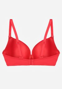 Renee - Czerwony Biustonosz o Gładkim Wykończeniu z Kokardką Phiphise. Kolor: czerwony. Wzór: gładki #4