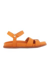 Marco Shoes Sandały Modena pomarańczowe. Kolor: pomarańczowy. Materiał: skóra. Sezon: lato