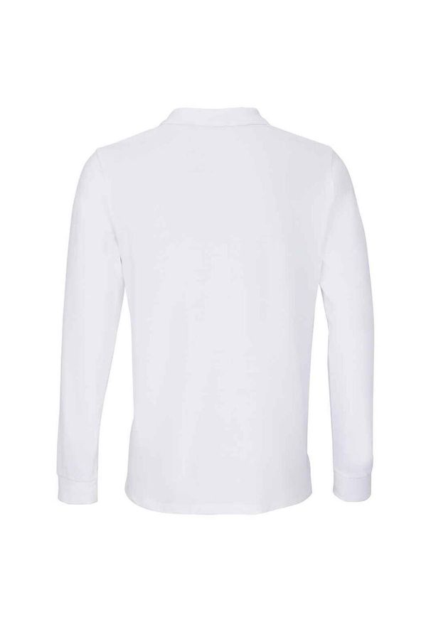 SOL'S - Koszulka Polo Z Długim Rękawem Dla Dorosłych Unisex Planet. Okazja: na co dzień. Typ kołnierza: polo. Kolor: biały. Długość rękawa: długi rękaw. Długość: długie. Styl: casual