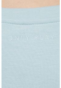 Only Play bluza sportowa damska kolor turkusowy gładka. Kolor: turkusowy. Wzór: gładki. Styl: sportowy
