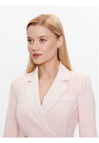Elisabetta Franchi Sukienka koktajlowa AB-445-32E2-V650 Różowy Regular Fit. Kolor: różowy. Materiał: syntetyk. Styl: wizytowy