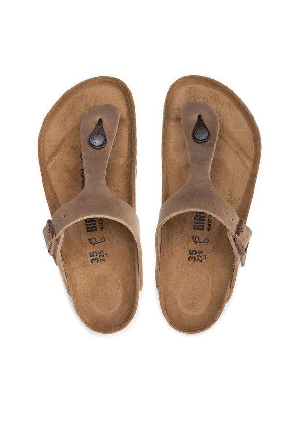 Japonki Birkenstock. Kolor: brązowy