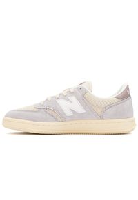 Buty unisex New Balance CT500GC – szare. Kolor: szary. Materiał: zamsz, guma, skóra, nubuk. Szerokość cholewki: normalna. Sport: tenis #4
