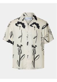 Selected Homme Koszula Slhrelax-Rajesh 16091066 Biały Relaxed Fit. Kolor: biały. Materiał: wiskoza #5