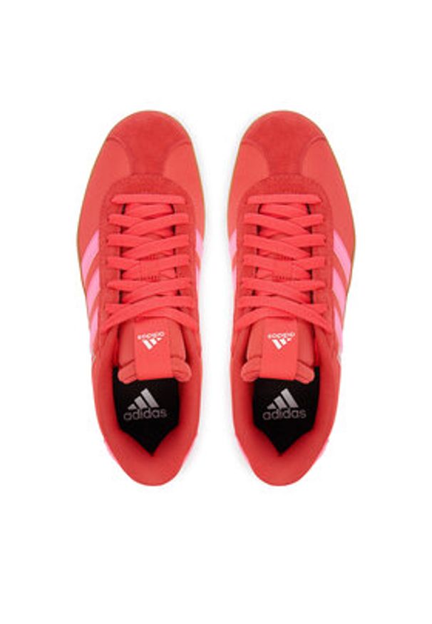 Adidas - adidas Sneakersy VL Court 3.0 JS2056 Czerwony. Kolor: czerwony. Materiał: materiał