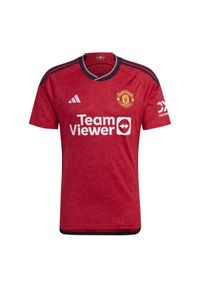 Adidas - Koszulka domowa Manchester United 2023/24. Kolor: czerwony