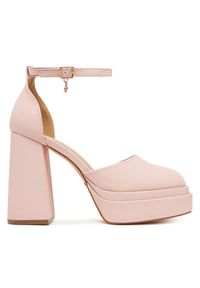 DeeZee Półbuty LW85478-6 Różowy. Kolor: różowy. Materiał: materiał #1