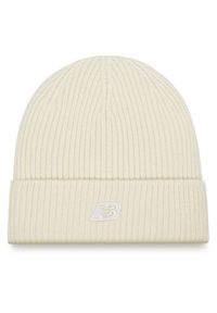 New Balance Czapka Winter Watchman Beanie Patch V3.0 LAH53008PEF Beżowy. Kolor: beżowy. Materiał: akryl, materiał