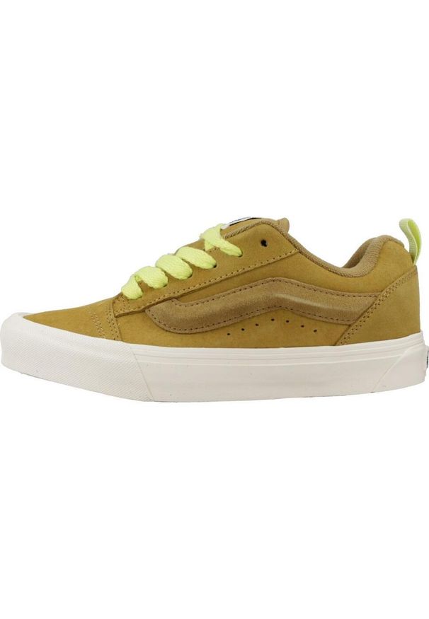 Tenisówki Vans Model Knu Skool Kolor Brązowy. Kolor: brązowy. Materiał: tkanina