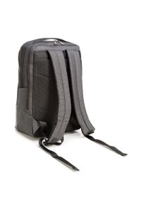 Wittchen - Męski plecak na laptopa 13/14” z panelem z ekoskóry. Kolor: szary. Materiał: poliester. Wzór: aplikacja. Styl: klasyczny, casual, elegancki #3