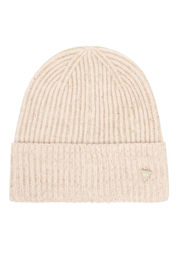 Czapka Guess. Kolor: beżowy