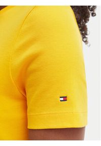 TOMMY HILFIGER - Tommy Hilfiger Sukienka codzienna WW0WW50825 Pomarańczowy jasny Regular Fit. Okazja: na co dzień. Kolor: pomarańczowy. Materiał: bawełna. Typ sukienki: proste. Styl: casual #3