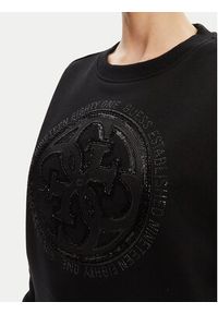 Guess Bluza W5YQ07 KB681 Czarny Regular Fit. Kolor: czarny. Materiał: bawełna #3