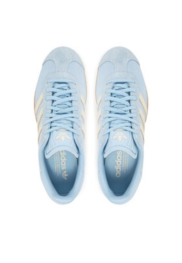 Adidas - adidas Sneakersy Gazelle JS1383 Niebieski. Kolor: niebieski. Materiał: skóra. Model: Adidas Gazelle