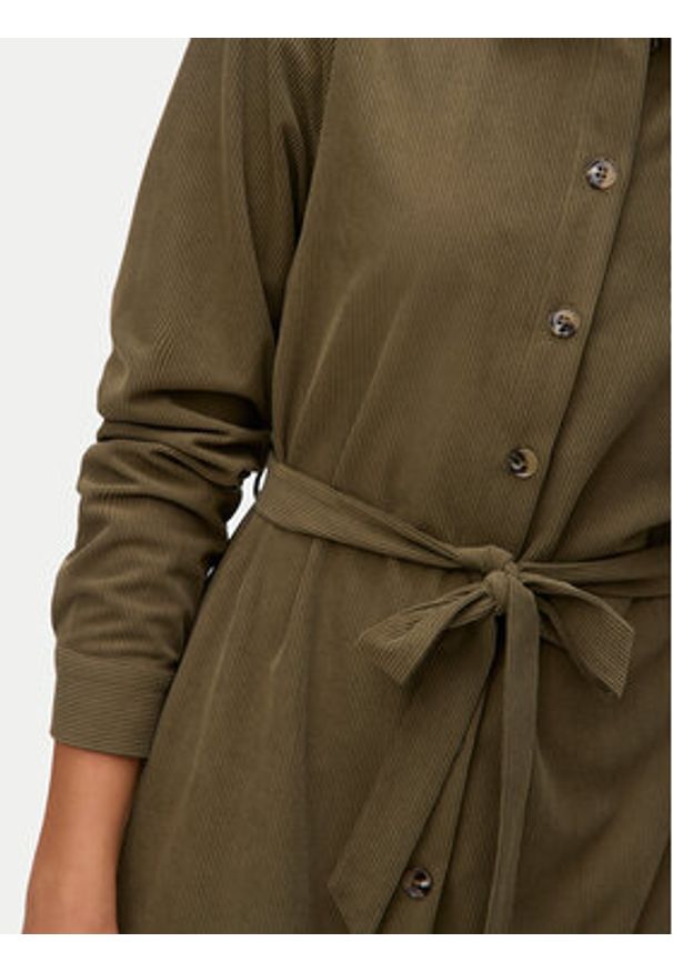 Vero Moda Sukienka koszulowa Elly 10334288 Zielony Regular Fit. Kolor: zielony. Materiał: syntetyk. Typ sukienki: koszulowe