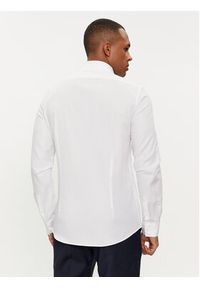 Calvin Klein Koszula Tonal Structure K10K112592 Biały Slim Fit. Kolor: biały. Materiał: bawełna #5
