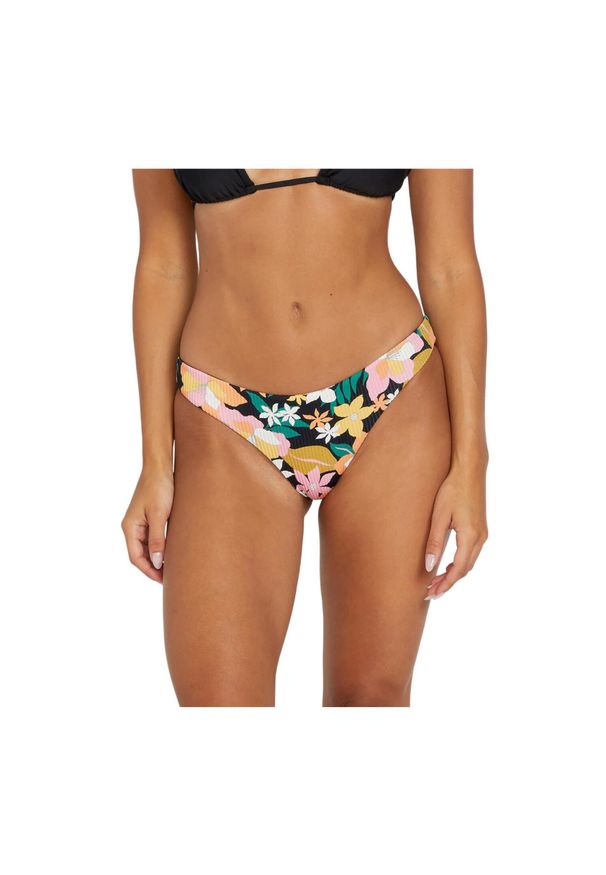 Dół od bikini Volcom Had Me At Aloha Hipster. Kolor: wielokolorowy. Materiał: elastan, nylon
