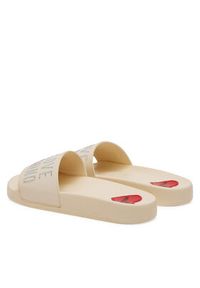 Love Moschino - LOVE MOSCHINO Klapki JA28122G1MI13110 Écru. Materiał: syntetyk #6