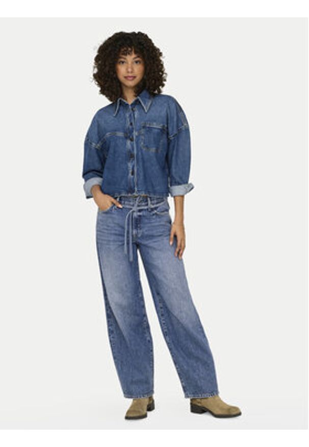 only - ONLY Jeansy Gianna 15325796 Niebieski Balloon Fit. Kolor: niebieski
