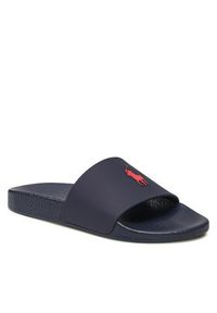 Polo Ralph Lauren Klapki Polo Slide 809852071002 Granatowy. Kolor: niebieski